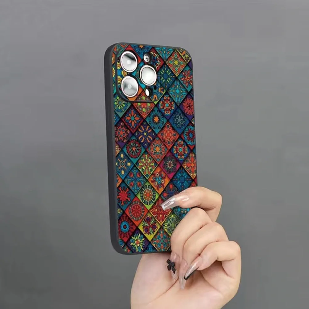 Brand New Bohemian Pattern Mobile Case for IPhone 14 Pro